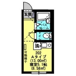 パグーロ生麦の物件間取画像